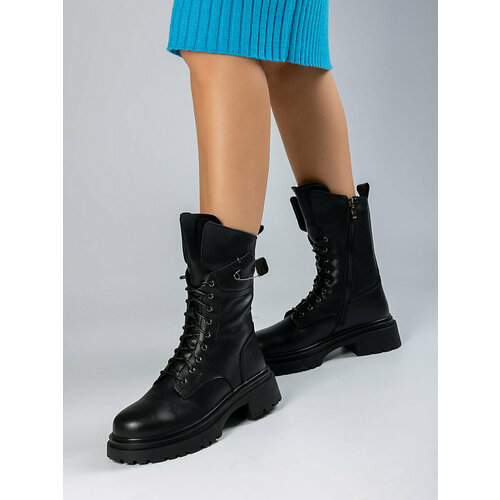 фото Ботинки color me, размер 39, черный