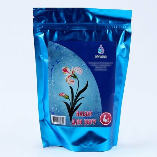 Набор для эбру, 4 цвета