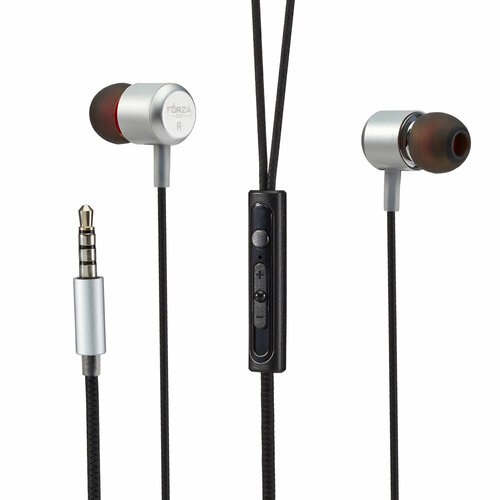 FORZA Наушники проводные внутриканальные гарнитура доп насадки коробка картон 2 штуки 912₽