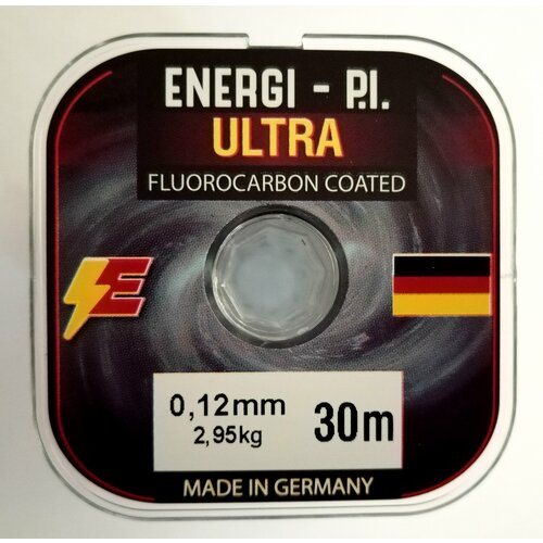 фото Леска рыболовная, монофильная ultra fluorocarbon coated, 30 м; 0.12 мм energi-p. i. energyextra
