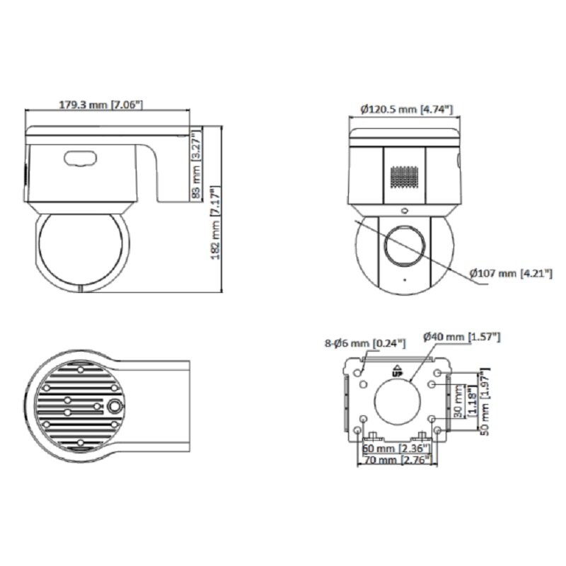 Видеокамера IP HIWATCH PTZ-N3A404I-D, 2.8 - 12 мм - фото №10