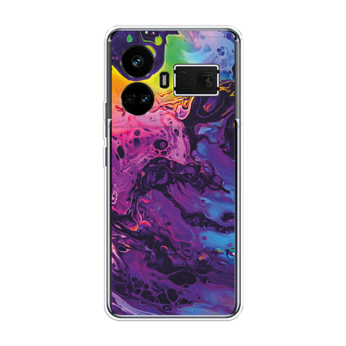 Силиконовый чехол на Realme GT5 / Реалми GT5 ACID fluid силиконовый чехол на realme 8 pro реалми 8 про acid fluid