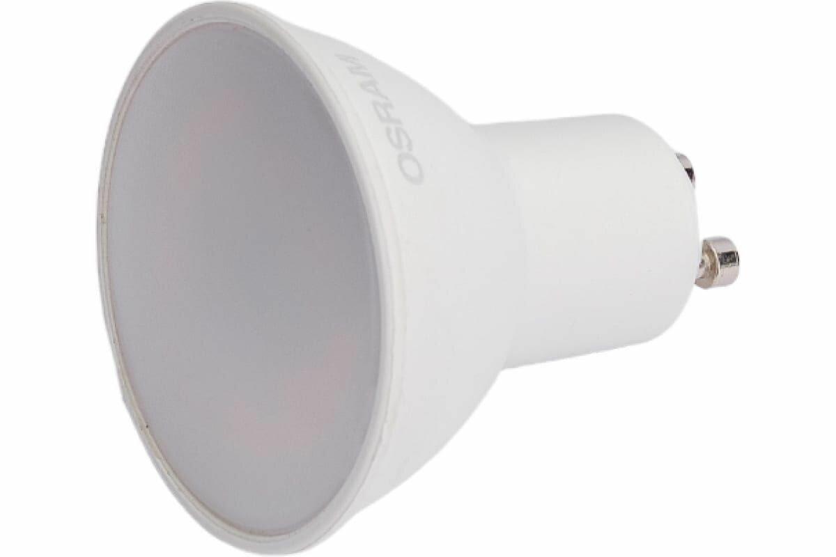 Лампочка светодиодная OSRAM LED Value GU10 4000К PAR16 софит 10Вт 800Лм 4058075585041 (упаковка из 5 шт)