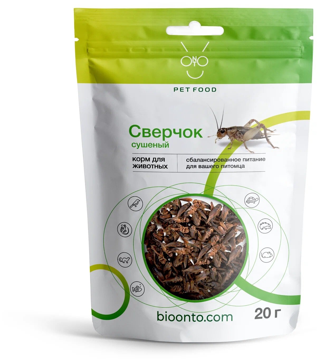 ONTO Biotechnology Сушеный сверчок 20г - фото №4
