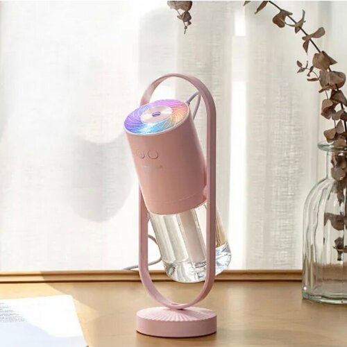 Увлажнитель воздуха ультразвуковой с подсветкой с наклоном HUMIDIFIER розовый 84900₽