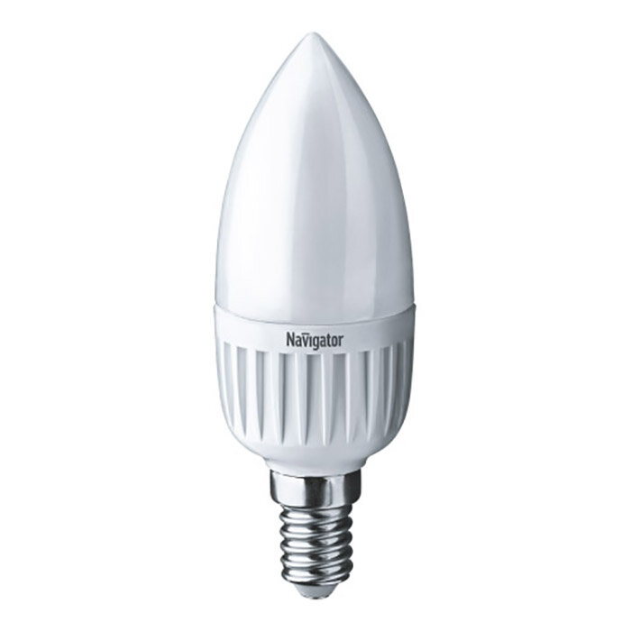 Светодиодная лампа свеча Navigator 94 480 NLL-P-C37-5-230-2.7K-E14-FR, цена за 1 шт. - фотография № 9