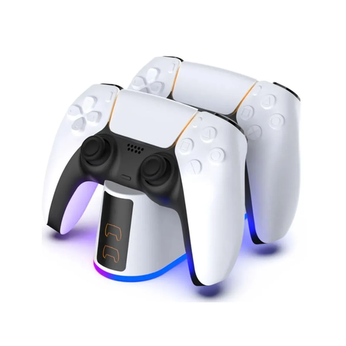 Зарядная станция для 2-х геймпадов с индикаторами заряда Playstation DualSense 5 VOLFOX P5-102 119000₽