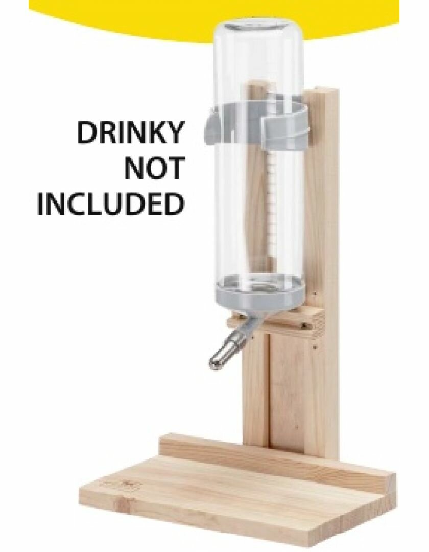 Держатель для поилок Drinky Holder 300/600 деревянный, для грызунов 20*14,2*h30 см - фотография № 2