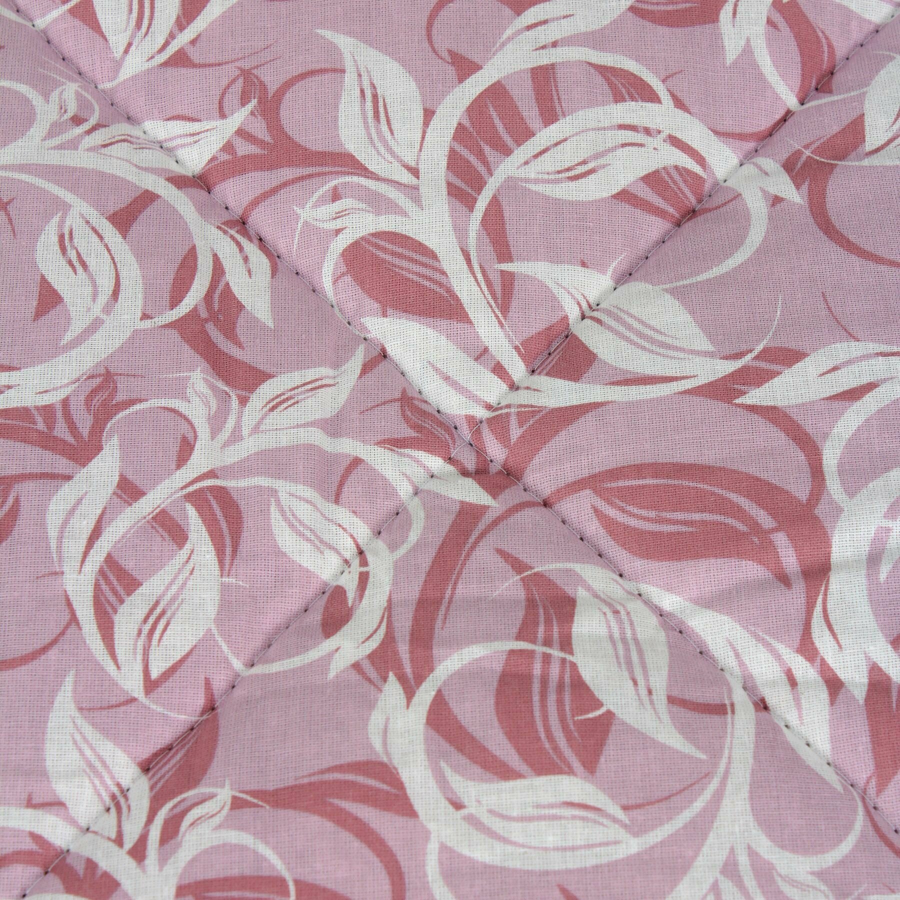 Одеяло зимнее ватное 2,0 спальное розовое в бязи 100% хлопок - фотография № 8