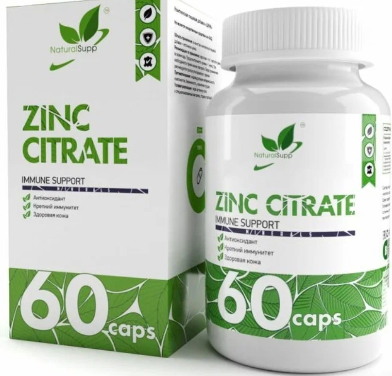NaturalSupp Zinc Citrate 60 caps