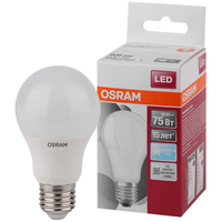 Лампа светодиодная OSRAM LED Star, 806лм, 9Вт, 4000К (нейтральный белый свет), Цоколь E27