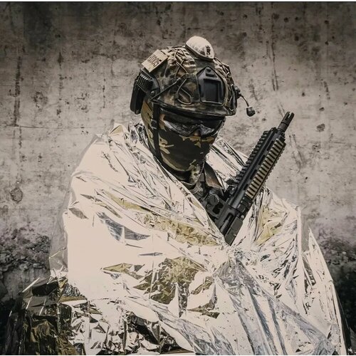 Комплект 10шт 160х210 Rhino Rescue Термоодеяло изотермическоеодеялосогревающееспасательноепокрывалотуристическоепоходноемедицинскоетактическое 266000₽