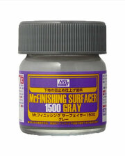 Mr.Hobby Mr. Finishing Surfacer 1500 Gray, Финишный Выравниватель/Грунтовка, Серый, 40мл