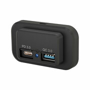 Розетка usb встраиваемая мощность 36w 1-usb 1-Type C