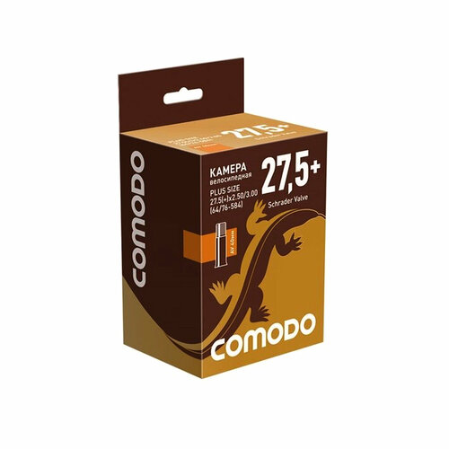 Камера для велосипеда COMODO 27.5(+)x2.50/3.00 Auto 40мм BOX