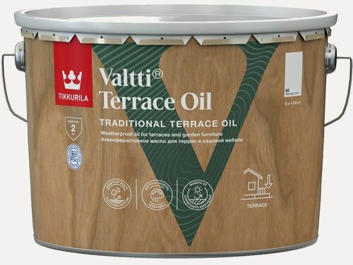 Изображение товара Тиккурила Валтти Террас Ойл масло для террас (9л) / Tikkurila Terrace Oil
