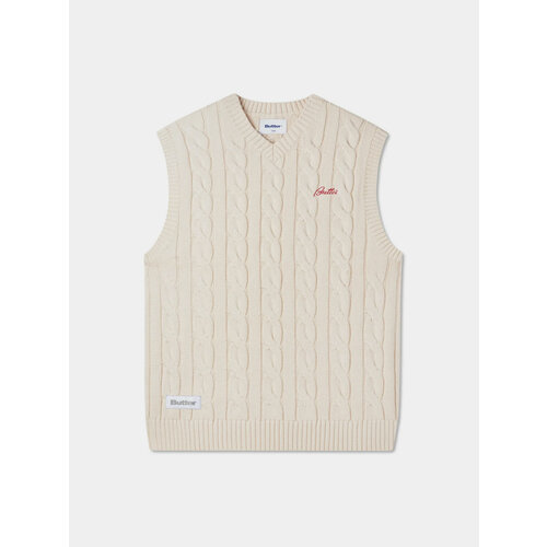 фото Жилет butter goods, размер l, бежевый