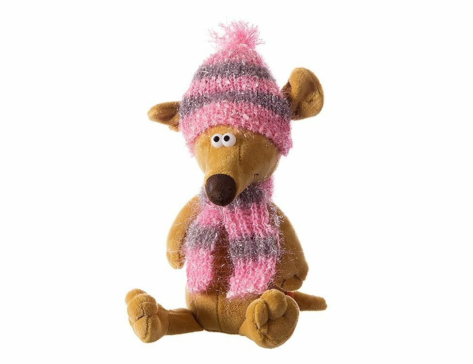 Собака Чуча в розово-серой шапке, 30 см, ORANGE TOYS, exclusive 7647/30-4