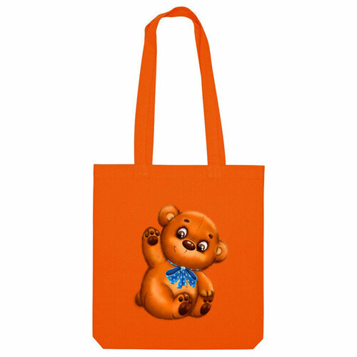 фото Сумка шоппер us basic, оранжевый