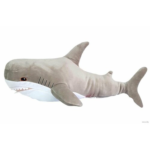 Мягкая игрушка Акула цвет серый, 98 см