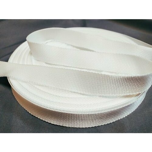 Лента ременная Эбис 25 мм (50 м) белый {72412}