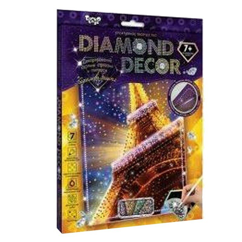 Алмазная мозаика Данко Diamond Decor Эйфелева башня - фото №6
