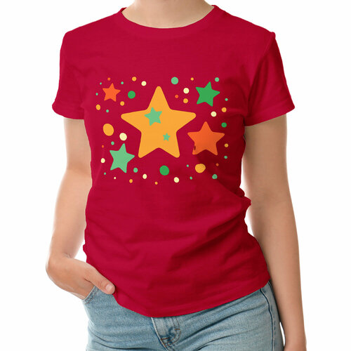 фото Футболка roly, размер xl, красный