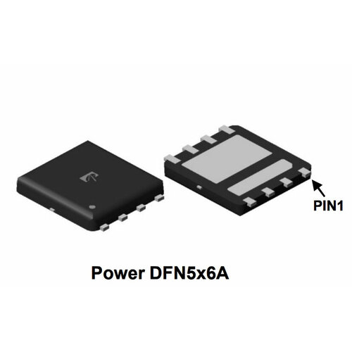 Микросхема AON6912A N-Channel MOSFET 30V 52A DFN5X6AEP