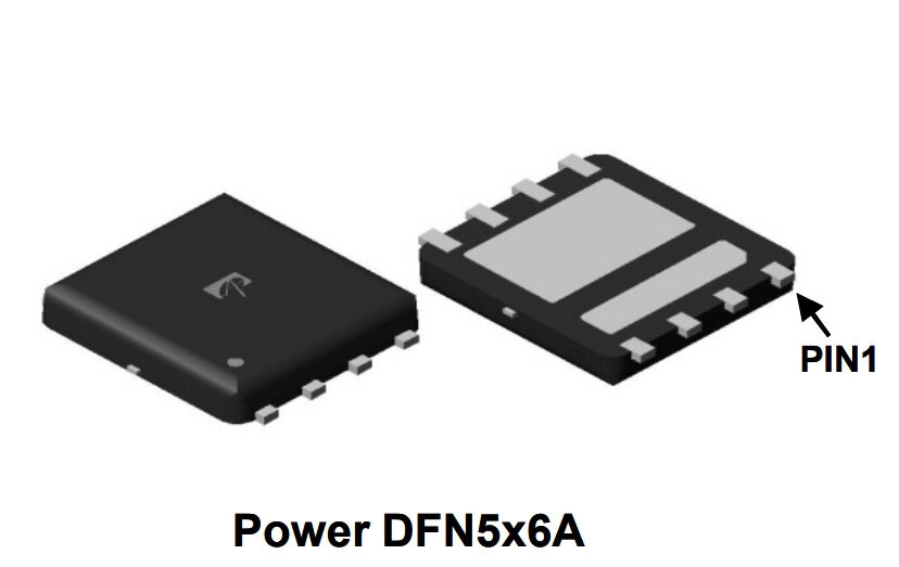 Микросхема AON6912 N-Channel MOSFET 30V 52A DFN5X6AEP