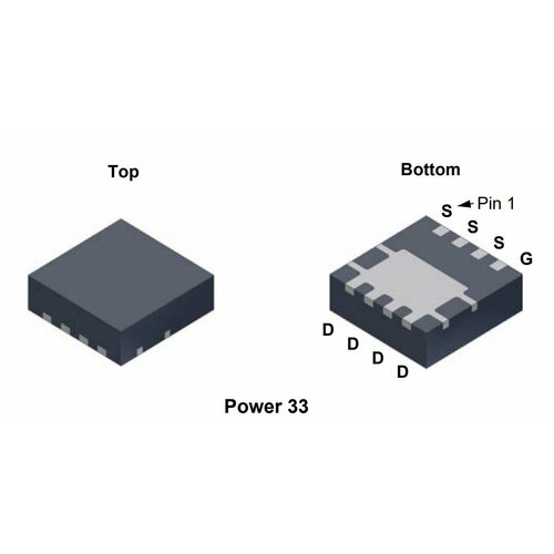 Микросхема FDMC8884 N-Channel MOSFET 30V 15A POWER33 новые оригинальные 10 шт партия gt15j301 или gt15j321 to 220f 15a 600v n channel igbt