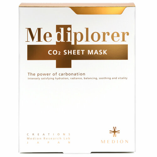 Тканевая маска для лица СО2 Mediplorer CO2 Sheet Mask, 5 шт.