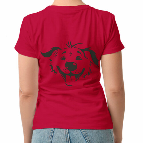 фото Футболка roly, размер l, красный