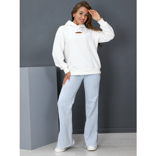 фото Худи ivcapriz, размер 48, белый