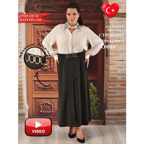 фото Юбка darkwin, размер 56/58, черный