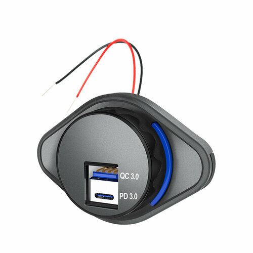 Розетка usb встраиваемая мощность 36w 1-usb 1-Type C 1799₽