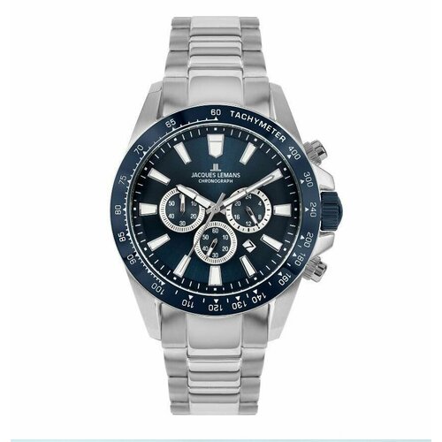 Наручные часы JACQUES LEMANS Sports Часы Jacques Lemans 1-2140F, синий