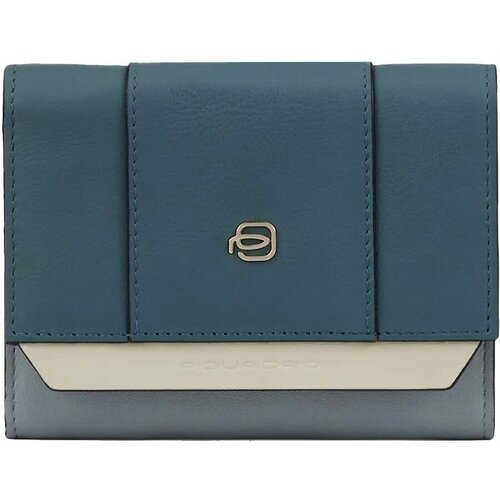 Кошелек PIQUADRO, голубой, серый