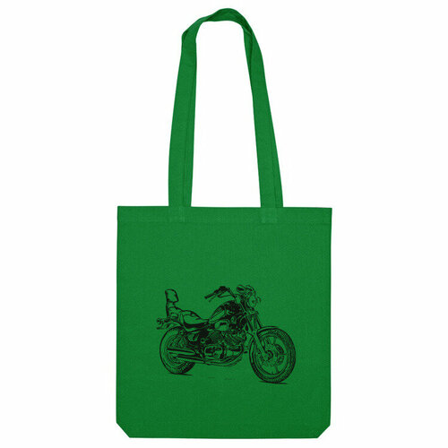 фото Сумка шоппер us basic, зеленый