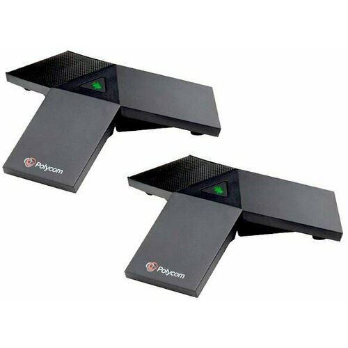 Микрофон Polycom (2200-65790-001) блок питания polycom 2200 43240 122 черный