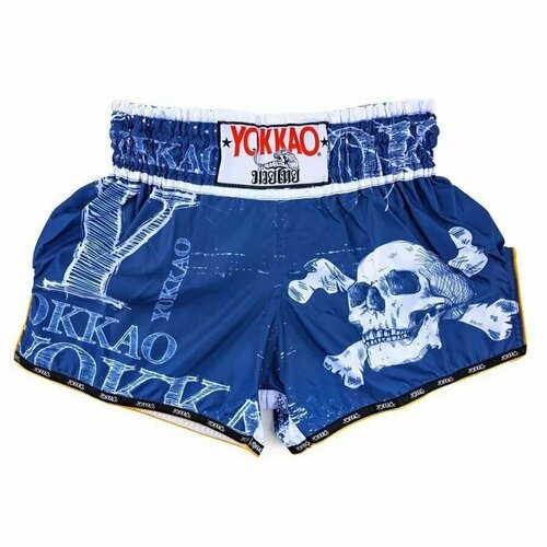 фото Шорты yokkao, размер 48, синий, белый