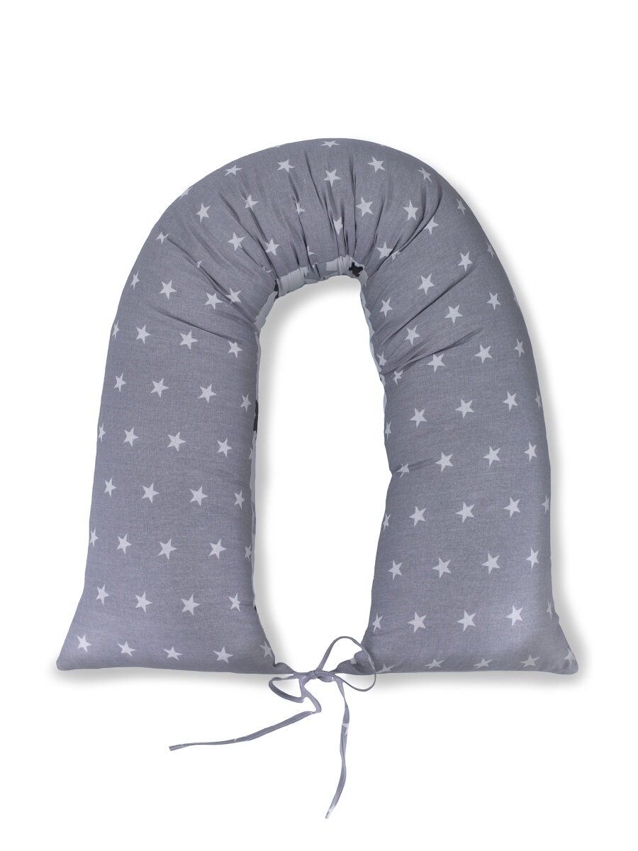 Наволочка на подушку валик для беременных в форме I 145х25см — фото 1