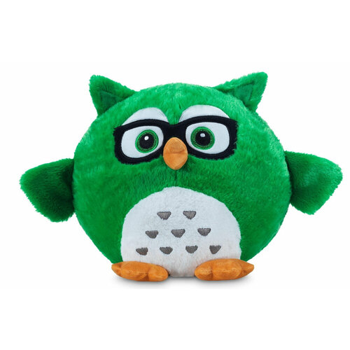 Мягкая игрушка Эмоциональная сова с пледом/подушка/3 в 1, Гуди Ку, зеленая