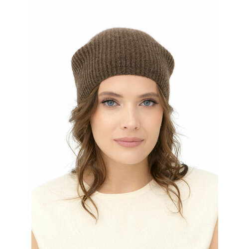 фото Шапка ulzii cashmere, размер onesize, коричневый
