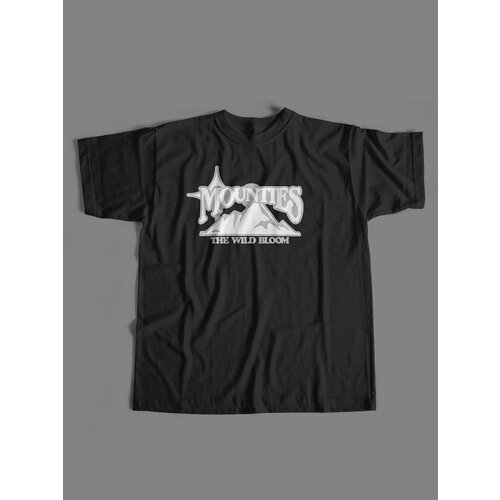 Футболка Bloom Century, хлопок, размер 48, черный