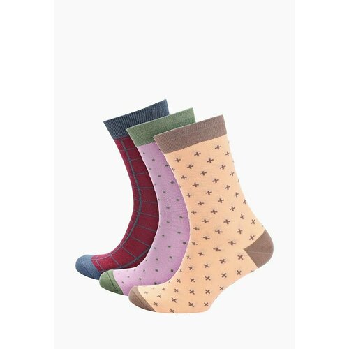 Носки Big Bang Socks, 3 пары, размер 40-44, мультиколор