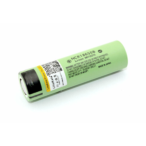 Аккумулятор типа 18650 Li-Ion LiitoKala Lii-34B 3400mAh, 3.7V аккумулятор liitokala 18650 li ion 3 7в 3400mah выпуклый на плюсе незащищенный ncr18650b 3 шт