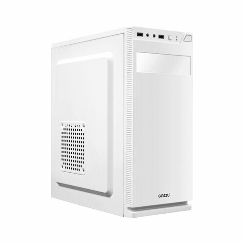 Корпус для компьютера Ginzzu ATX A220 White без БП корпус atx ginzzu a220 без бп белый