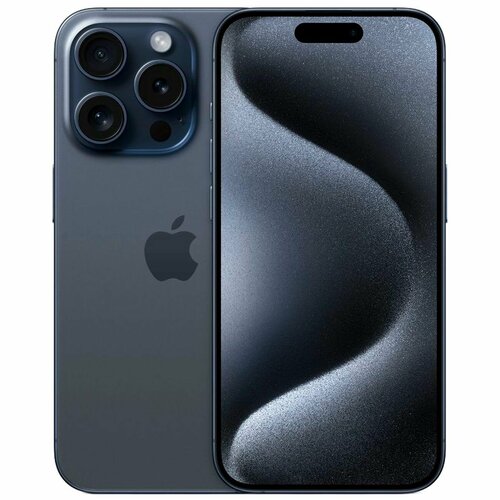 Смартфон Apple iPhone 15 Pro 128GB Blue Titanium Dual Sim 109999₽