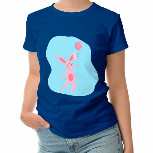 фото Футболка roly, размер l, синий