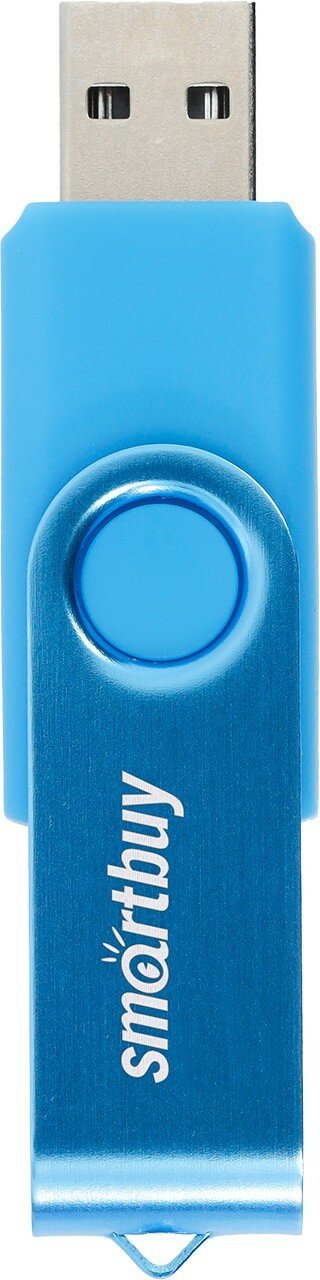 USB Flash Drive 64Gb - SmartBuy UFD 2.0 Twist Blue SB064GB2TWB